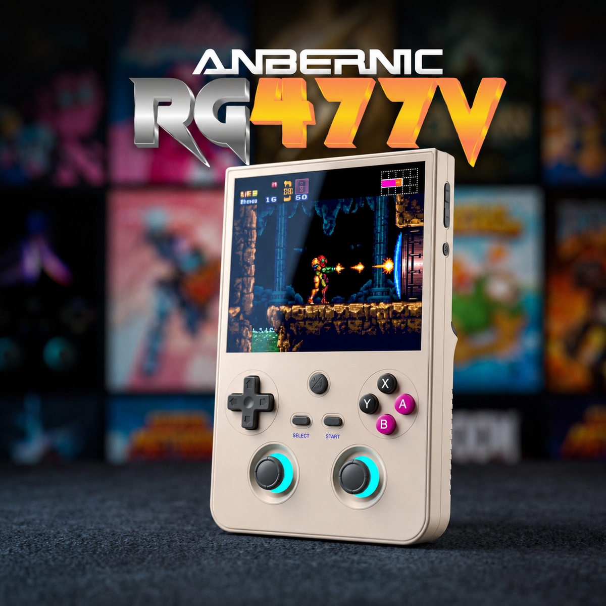 Consola Anbernic RG477V (27.000 Juegos, +30 emuladores)