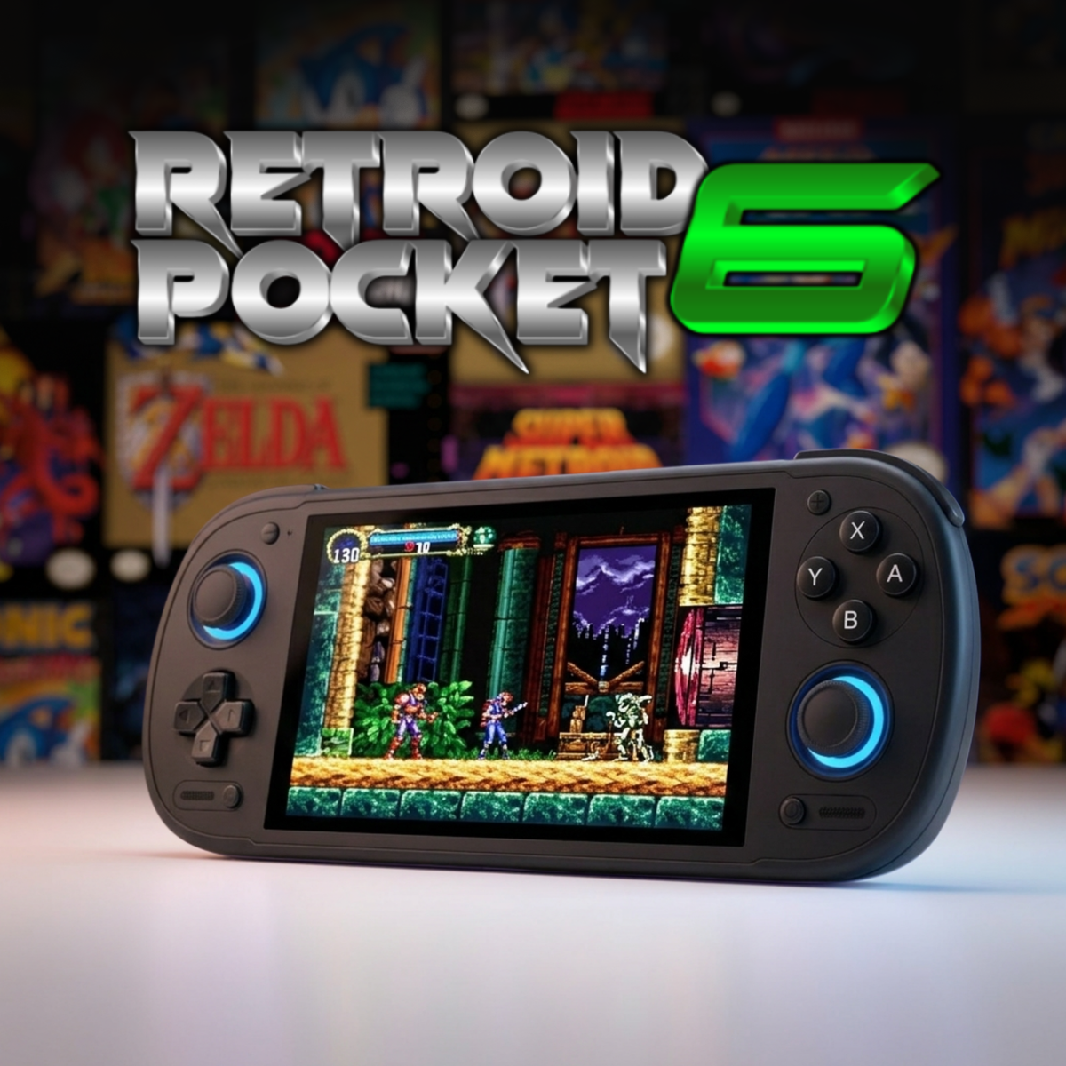 Consola Retroid Pocket 6 (27.000 Juegos, +30 emuladores)