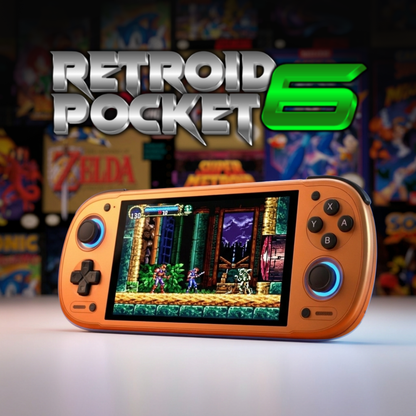 Consola Retroid Pocket 6 (27.000 Juegos, +30 emuladores)