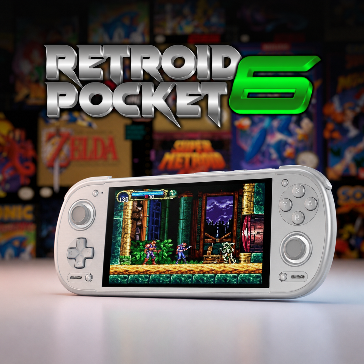 Consola Retroid Pocket 6 (27.000 Juegos, +30 emuladores)