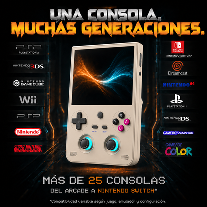 Consola Anbernic RG477V (27.000 Juegos, +30 emuladores)