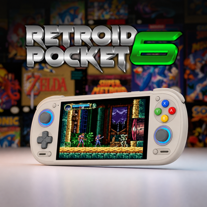 Consola Retroid Pocket 6 (27.000 Juegos, +30 emuladores)