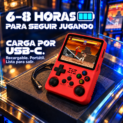 MiniRetro Pro: batería de 6 a 8 horas y carga por USB-C