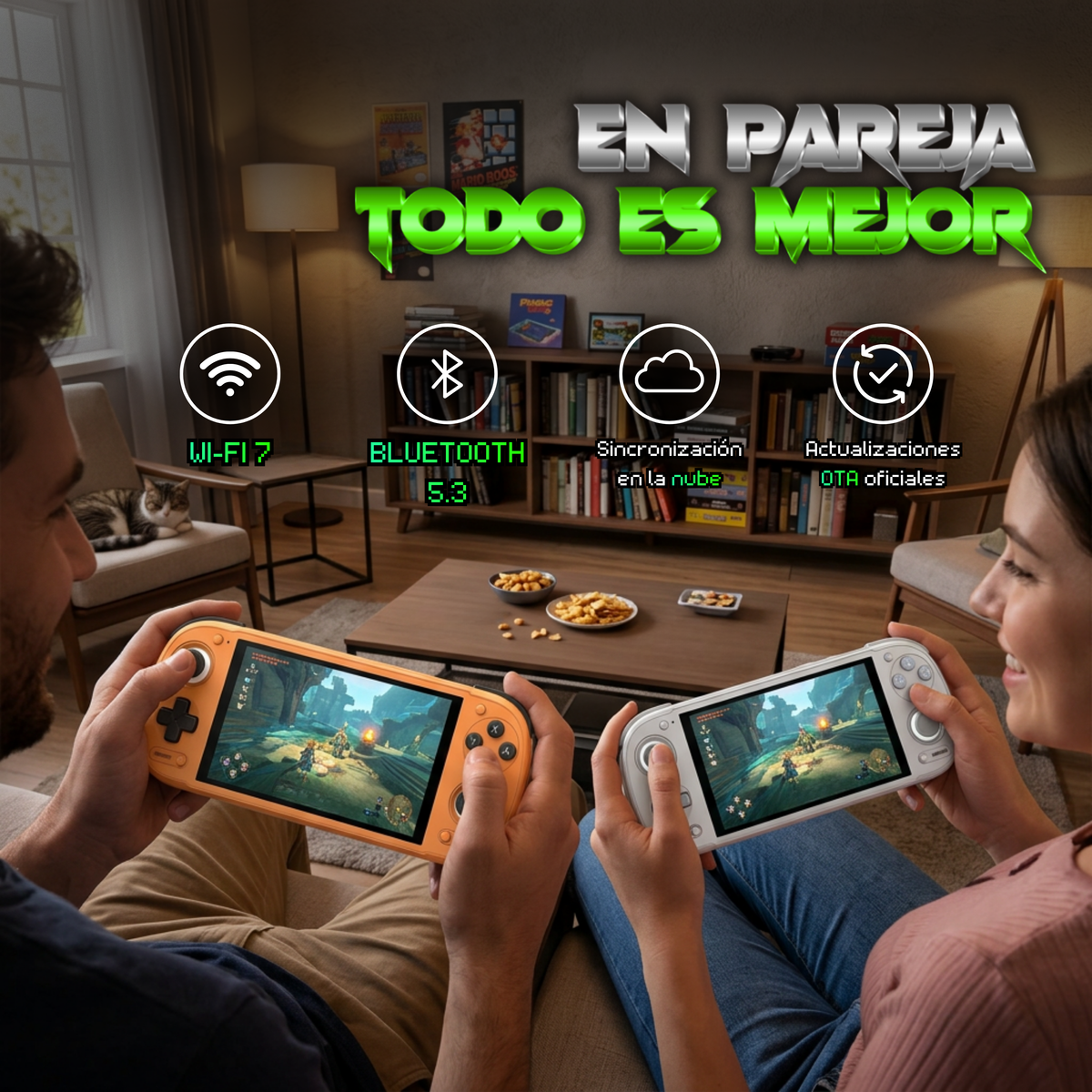 Consola Retroid Pocket 6 (27.000 Juegos, +30 emuladores)