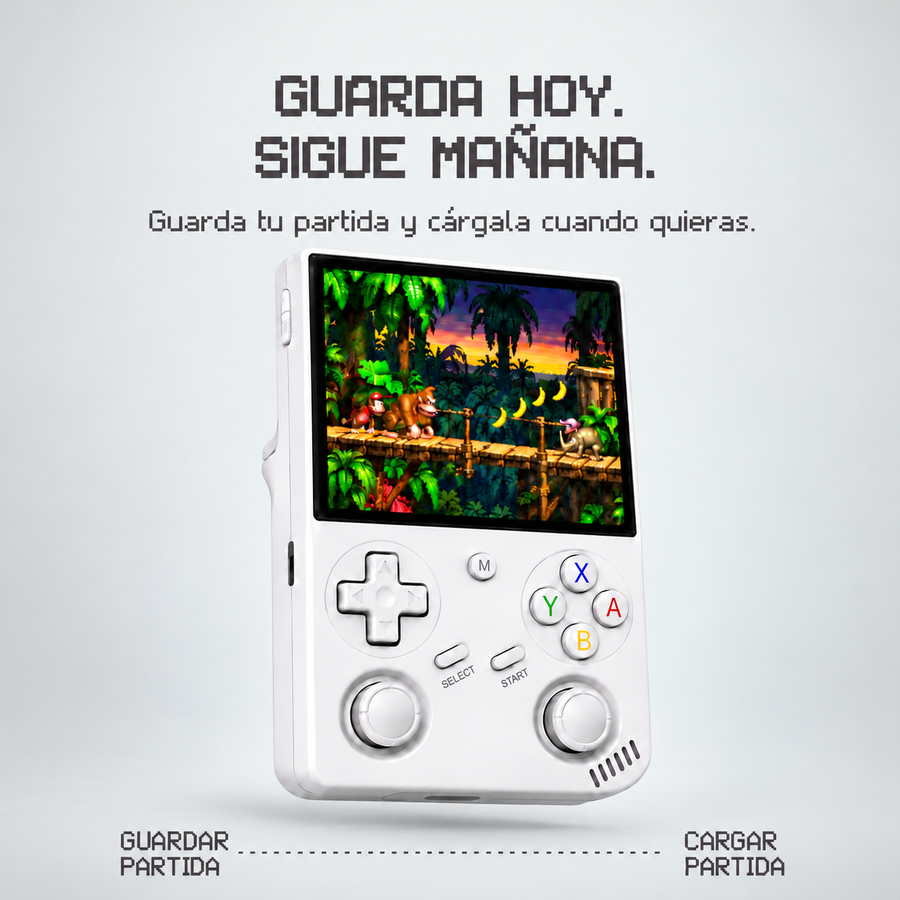 Guardar y cargar partidas en RG35XX Pro: guarda hoy y sigue mañana